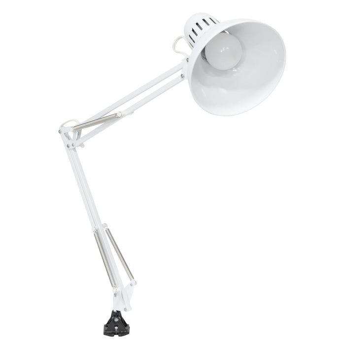Swing Arm Lamp with LED Bulb White