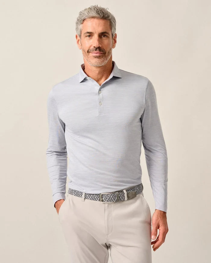 Swing Performance Polo in Light Grey - Madison's Niche