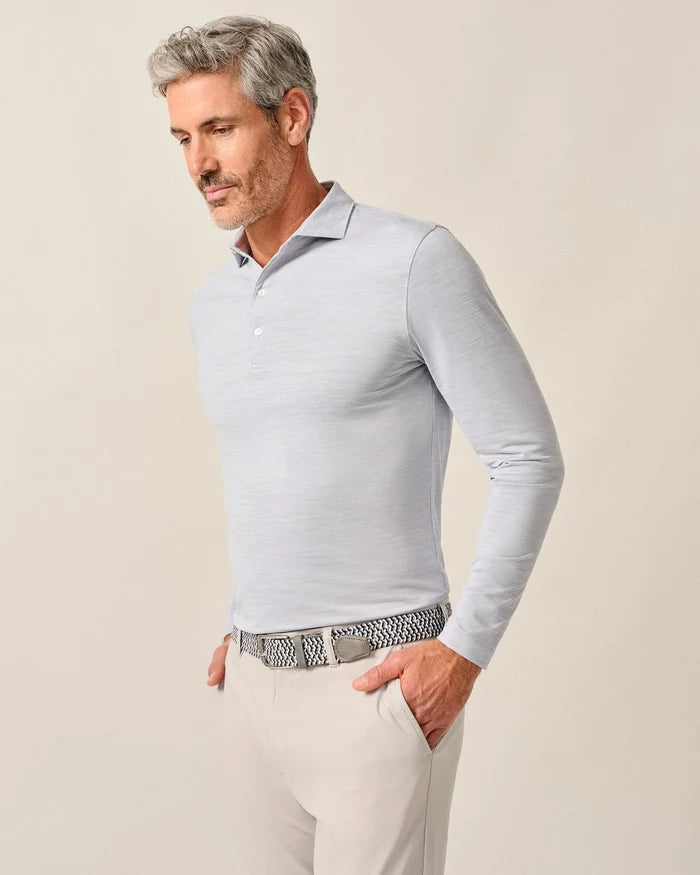 Swing Performance Polo in Light Grey - Madison's Niche