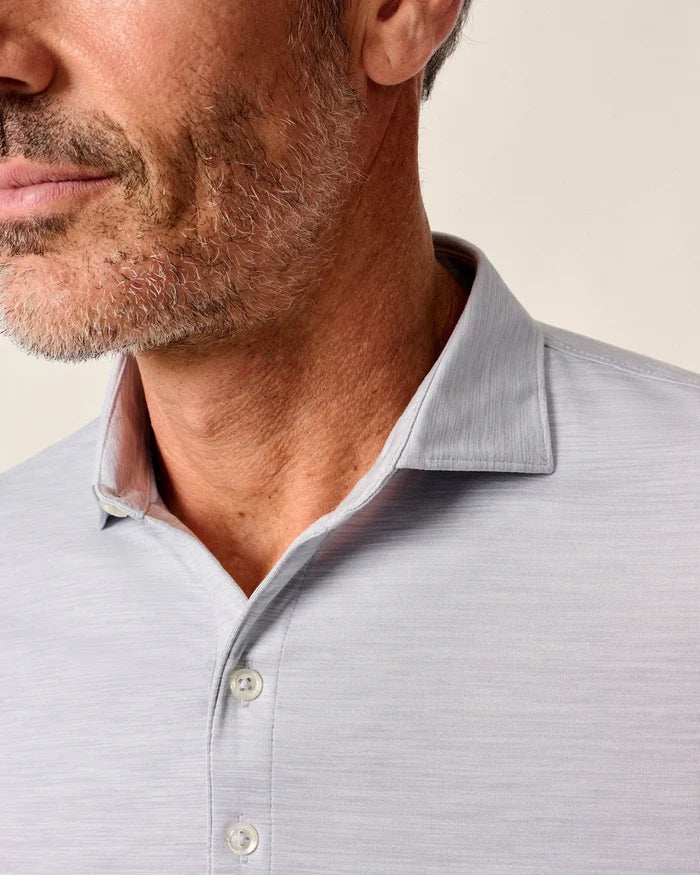 Swing Performance Polo in Light Grey - Madison's Niche