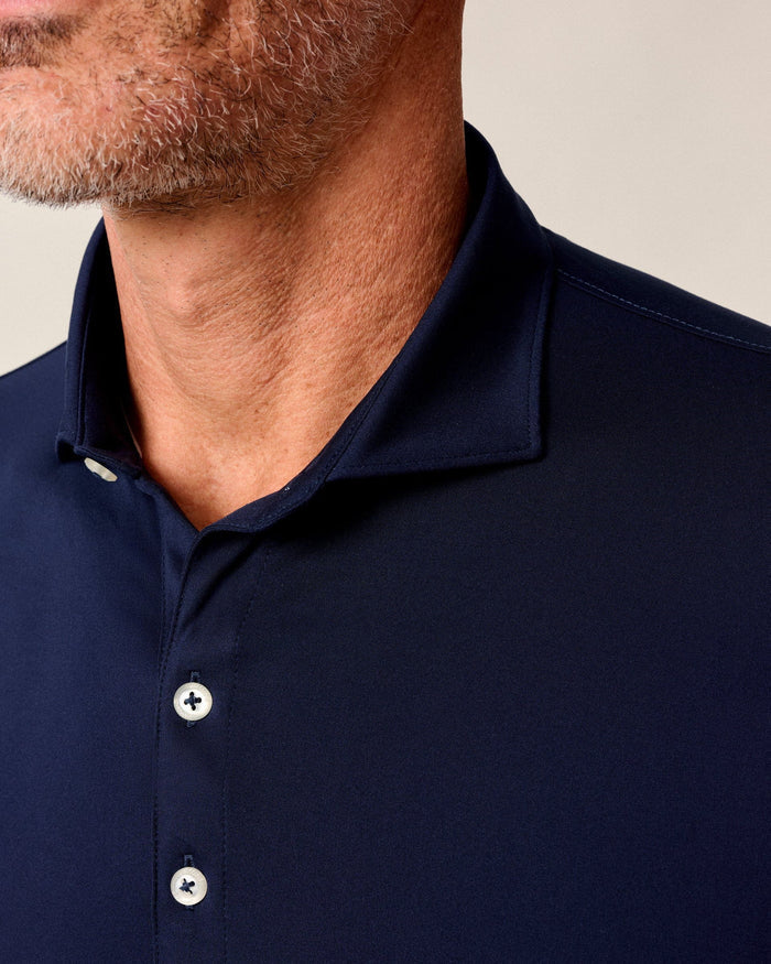 Swing Performance Polo in Navy - Madison's Niche