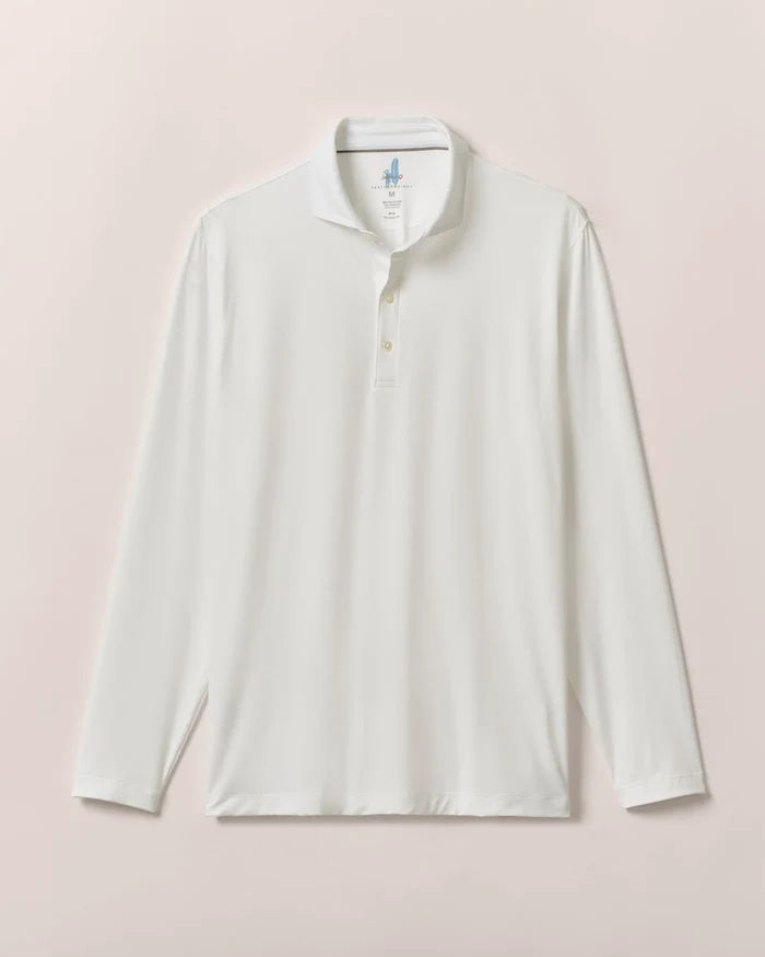 Swing Performance Polo in White - Madison's Niche