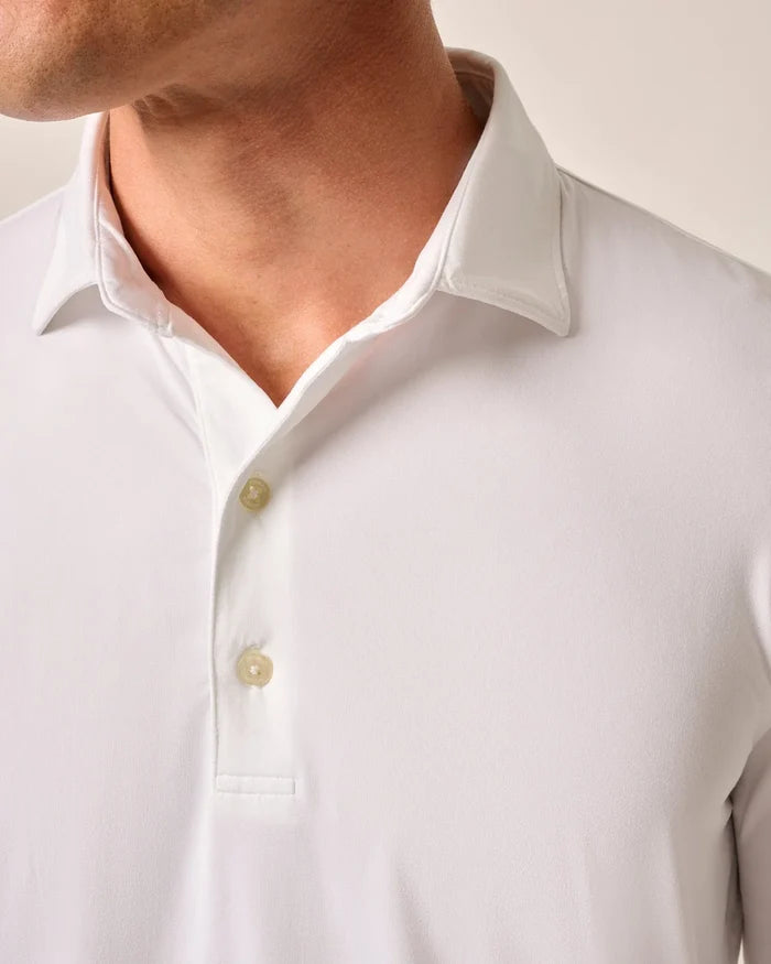 Swing Performance Polo in White - Madison's Niche