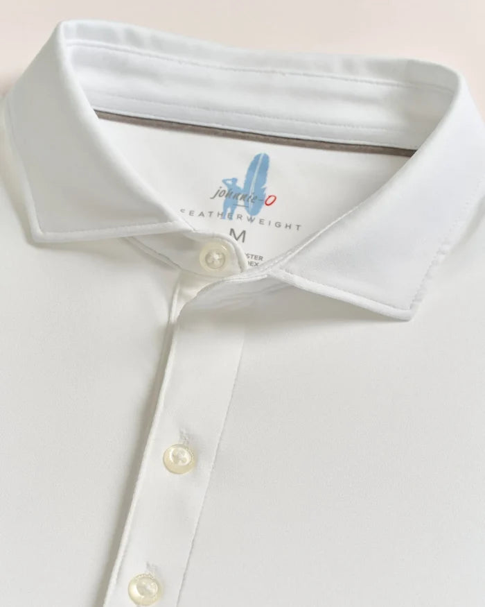 Swing Performance Polo in White - Madison's Niche