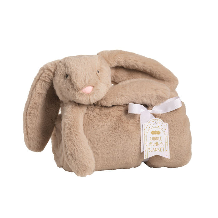 Tan Cuddle Bunny Blanket - Madison's Niche