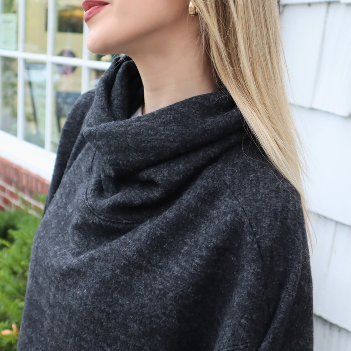 Tara Crossover Turtleneck - Madison's Niche