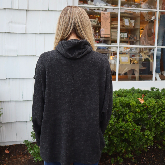 Tara Crossover Turtleneck - Madison's Niche