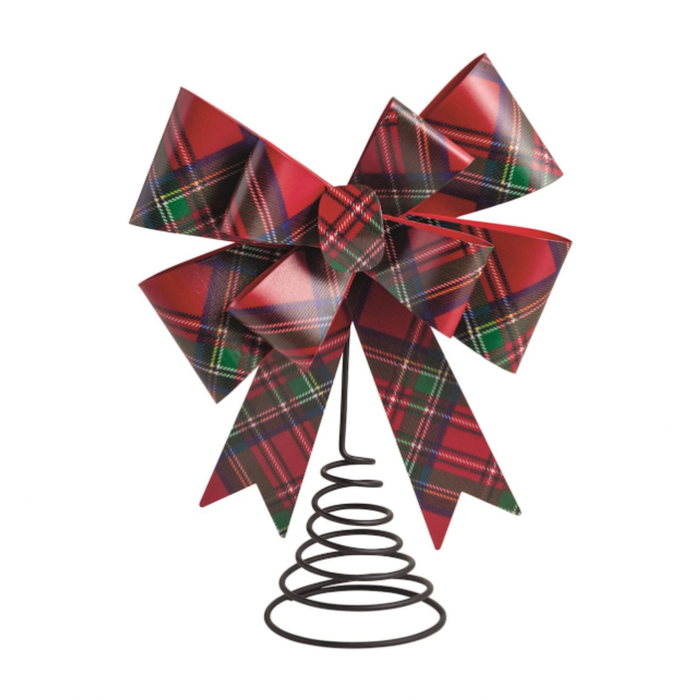 Tartan Bow Tree Topper