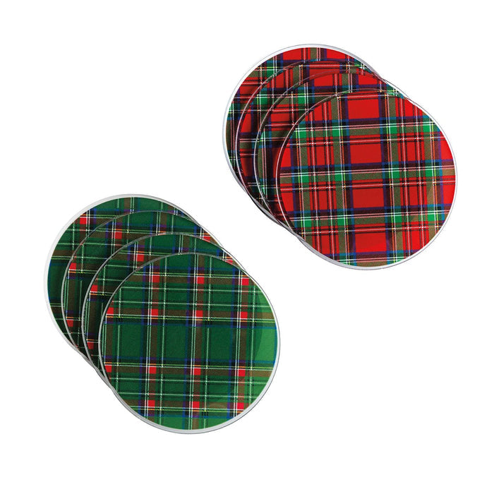 Tartan Coaster Set
