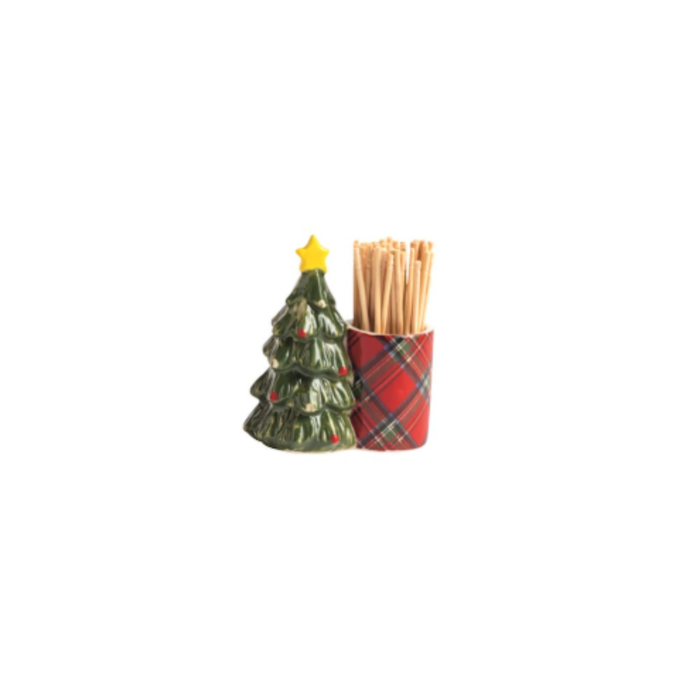Tartan Toothpick Caddy