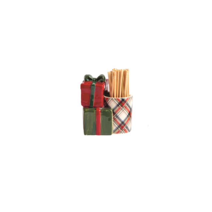 Tartan Toothpick Caddy