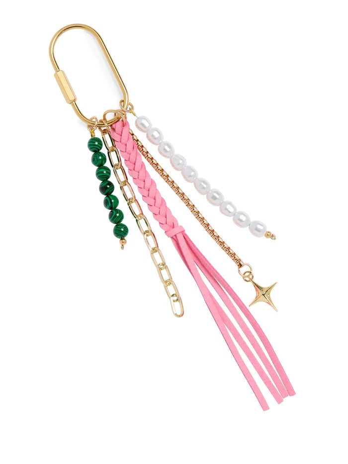 Tassel Bag Charm in Pink - Madison's Niche