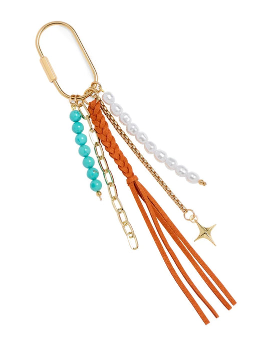 Tassel Bag Charm in Rust - Madison's Niche