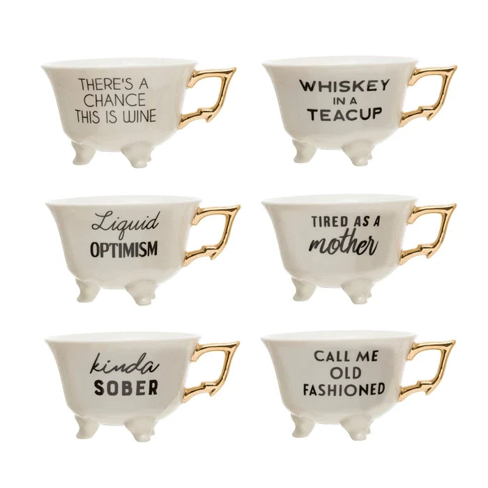 Teacup with Sayings - Madison's Niche