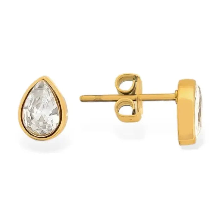 Tear Drop Water Resistant Stub in Gold - Madison's Niche