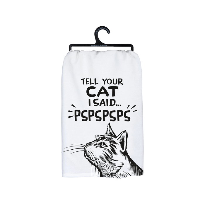 Tell Your Cat Towel - Madison's Niche