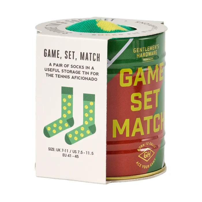 Tennis Socks in A Tin - Madison's Niche
