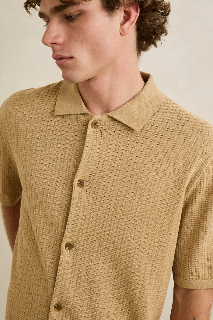 Textured Knit Shirt