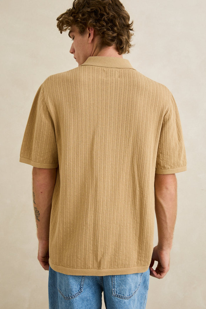 Textured Knit Shirt