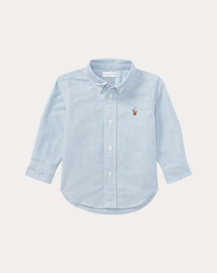 The Iconic Oxford Shirt in Blue - Madison's Niche