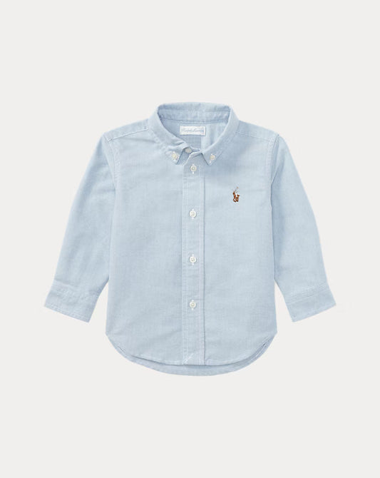The Iconic Oxford Shirt in Blue - Madison's Niche