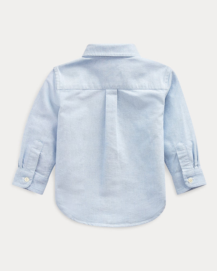 The Iconic Oxford Shirt in Blue - Madison's Niche