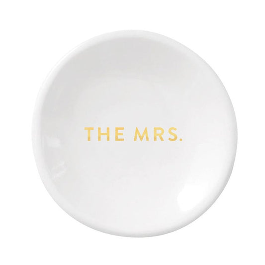 The Mrs Ceramic Ring Dish & Earrings - Madison's Niche
