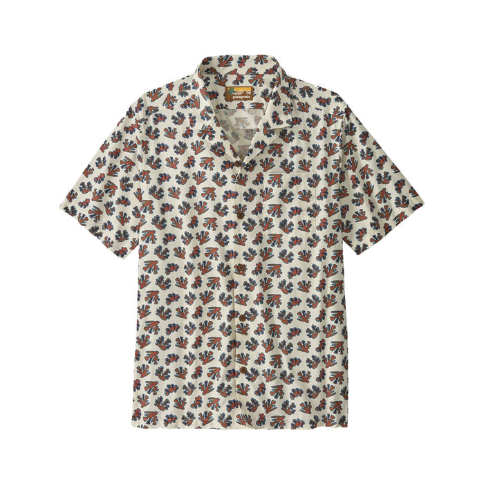 Tidal Threads Camp Shirt - Oh Coral: Wool White