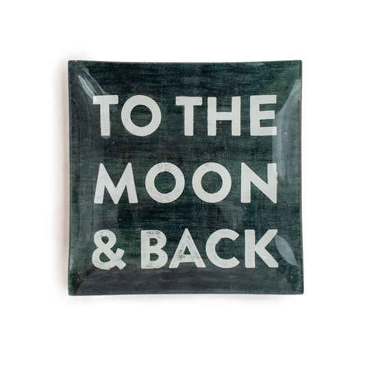 To The Moon & Back Plate - Madison's Niche