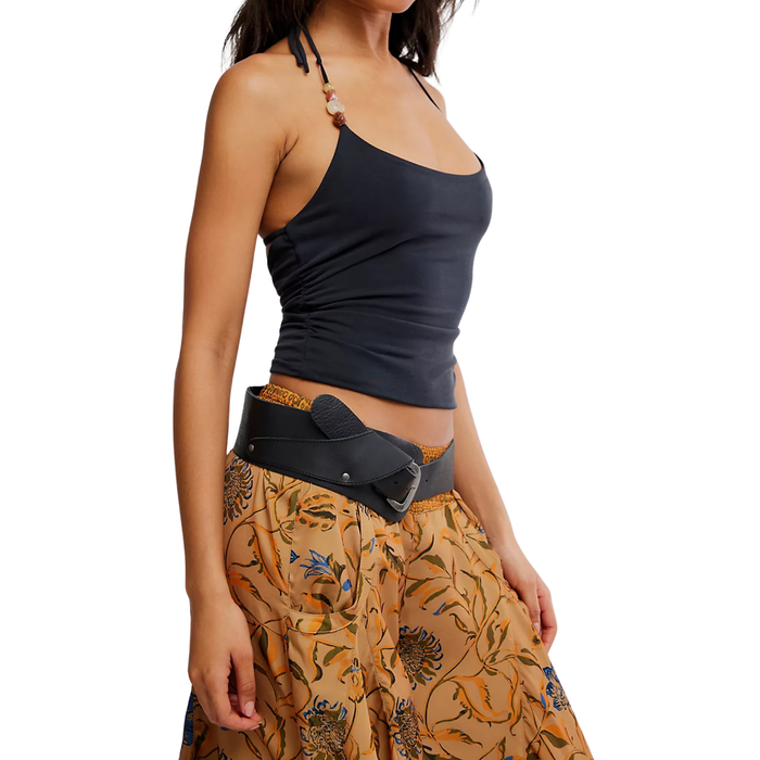 Toni Beaded Tank in Black - Madison's Niche