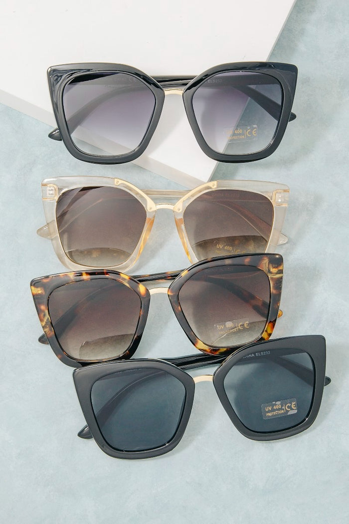 Toni Cat Eye Sunglasses in Purple - Madison's Niche