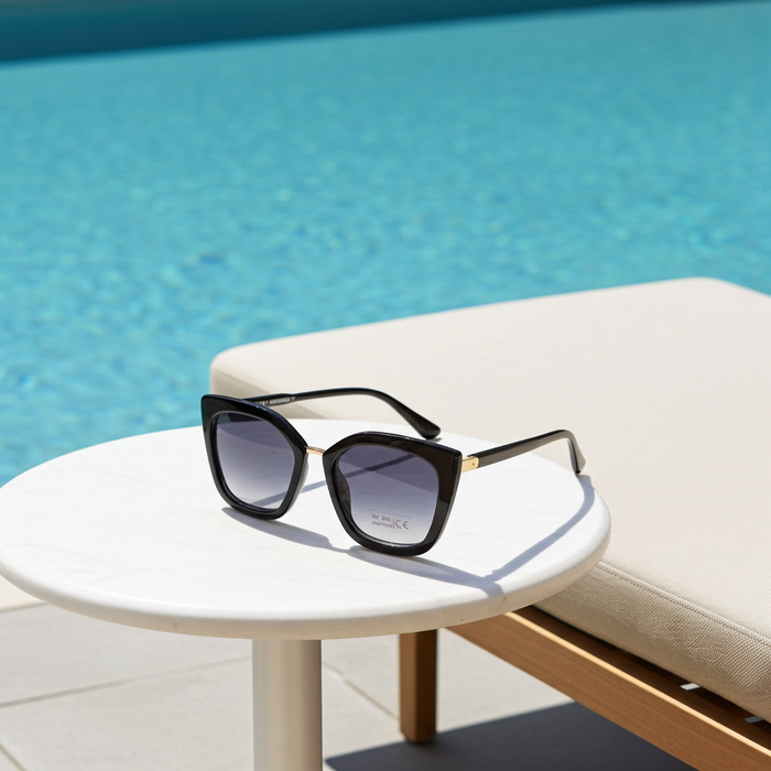 Toni Cat Eye Sunglasses in Purple