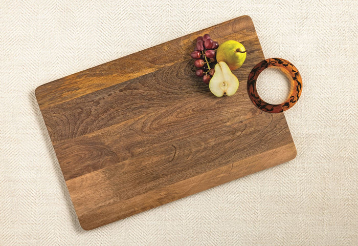 Tortoise Handle Wood Board - Madison's Niche