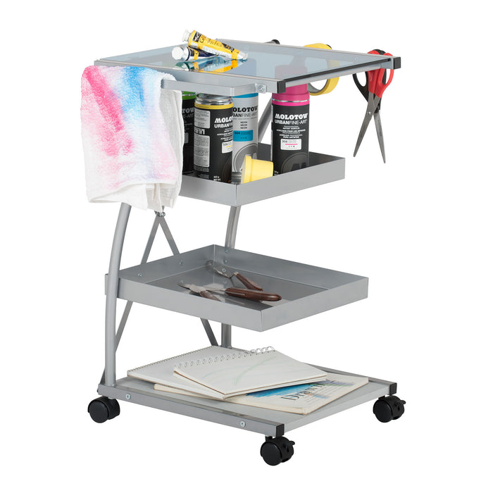 Triflex Taboret Silver / Blue