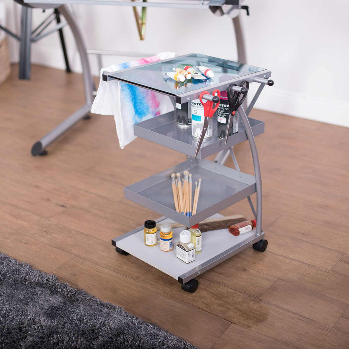 Triflex Taboret Silver / Blue