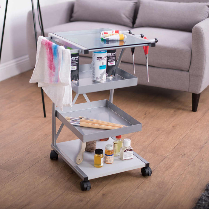 Triflex Taboret Silver / Blue