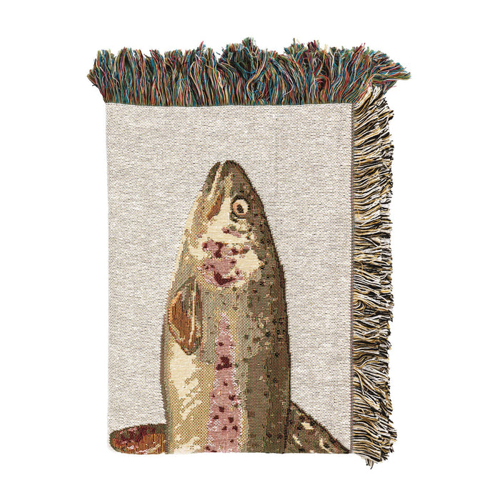 Trout Jacquard Woven Blanket - Madison's Niche