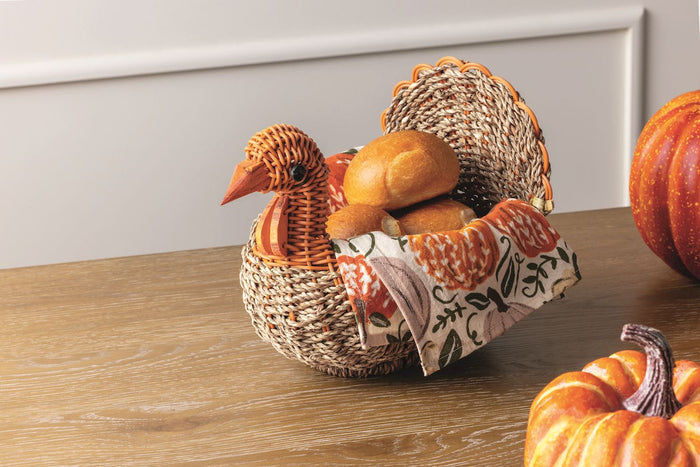 Turkey Basket & Towel Set