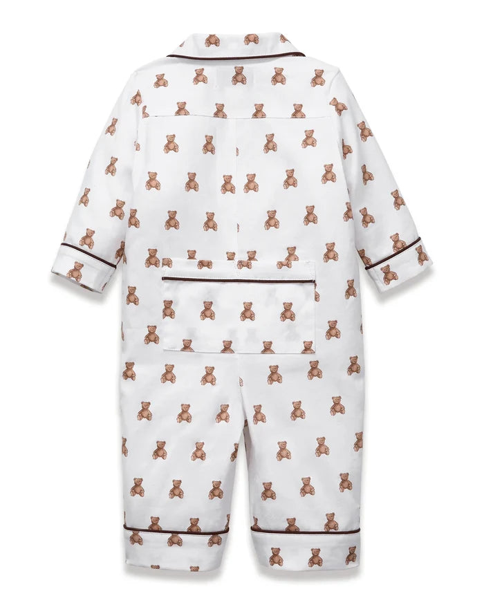 Twill Romper in Teddy Tales - Madison's Niche