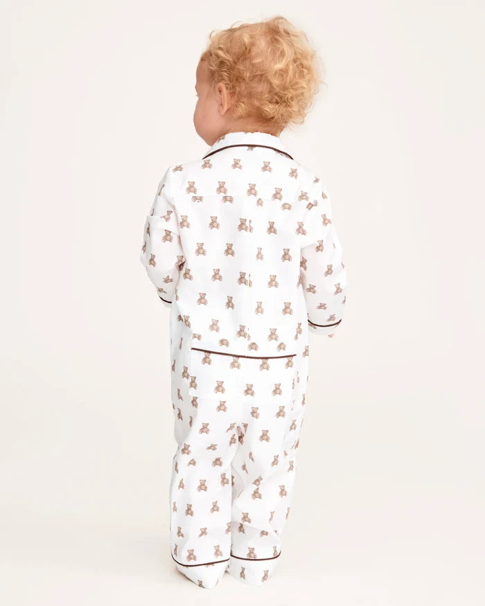 Twill Romper in Teddy Tales - Madison's Niche
