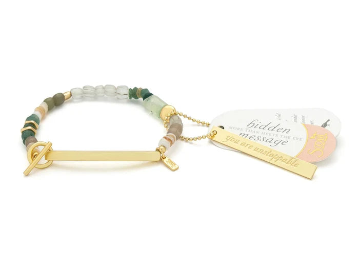 Unstoppable Message Bracelet - Madison's Niche
