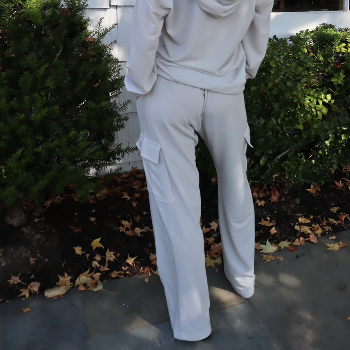 Vera Cargo Pant in Grey - Madison's Niche