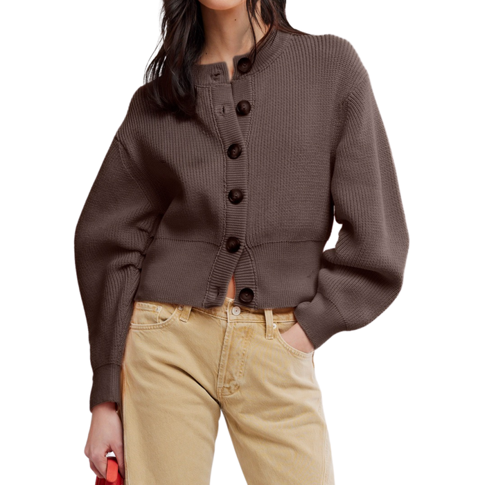 Vienna Cardigan in Chocolate
