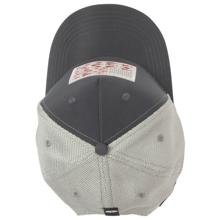 Water Performance Americana Fishing Trucker Hat in Charcoal - Madison's Niche