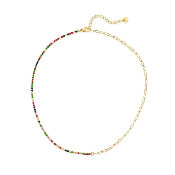 Water Resistant Multi Necklace in Gold - Madison's Niche
