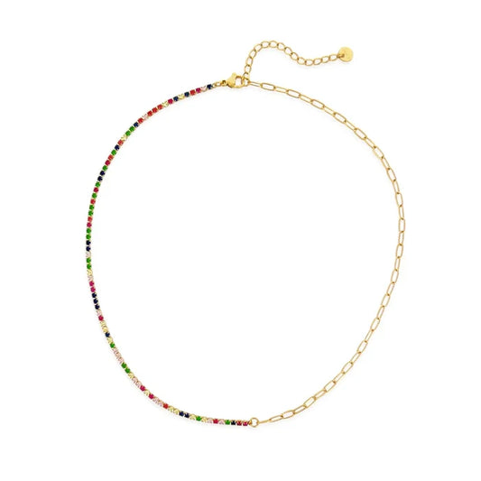 Water Resistant Multi Necklace in Gold - Madison's Niche