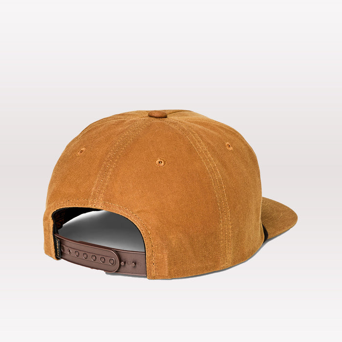 Waxed Trucker Cap - Gold Brown