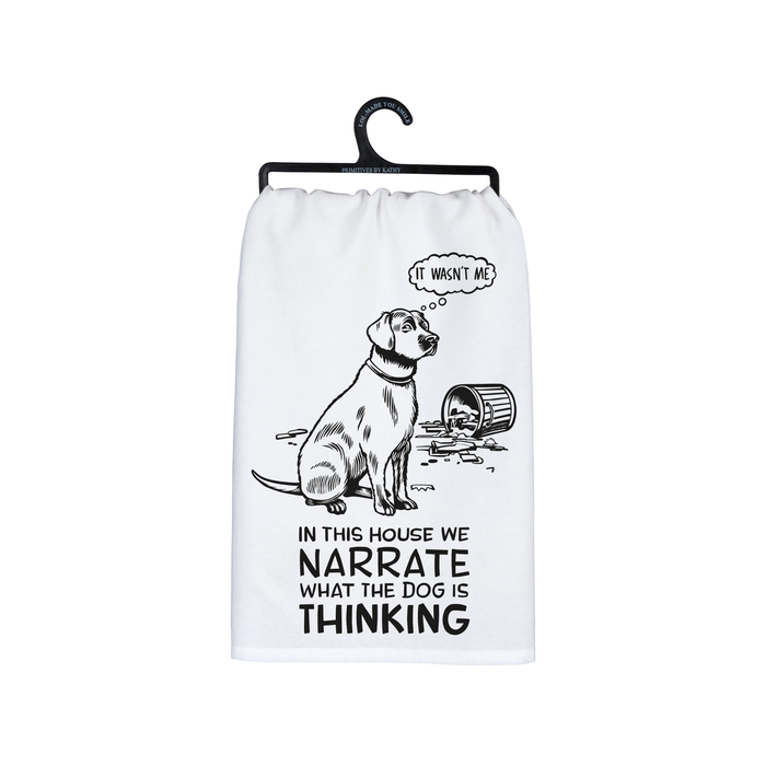 We Narrate The Dog Towel - Madison's Niche