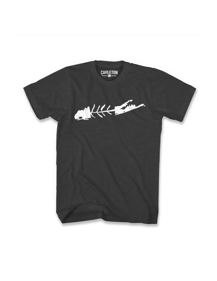 Weather Vane LI Fish Shirt in Grey - Madison's Niche
