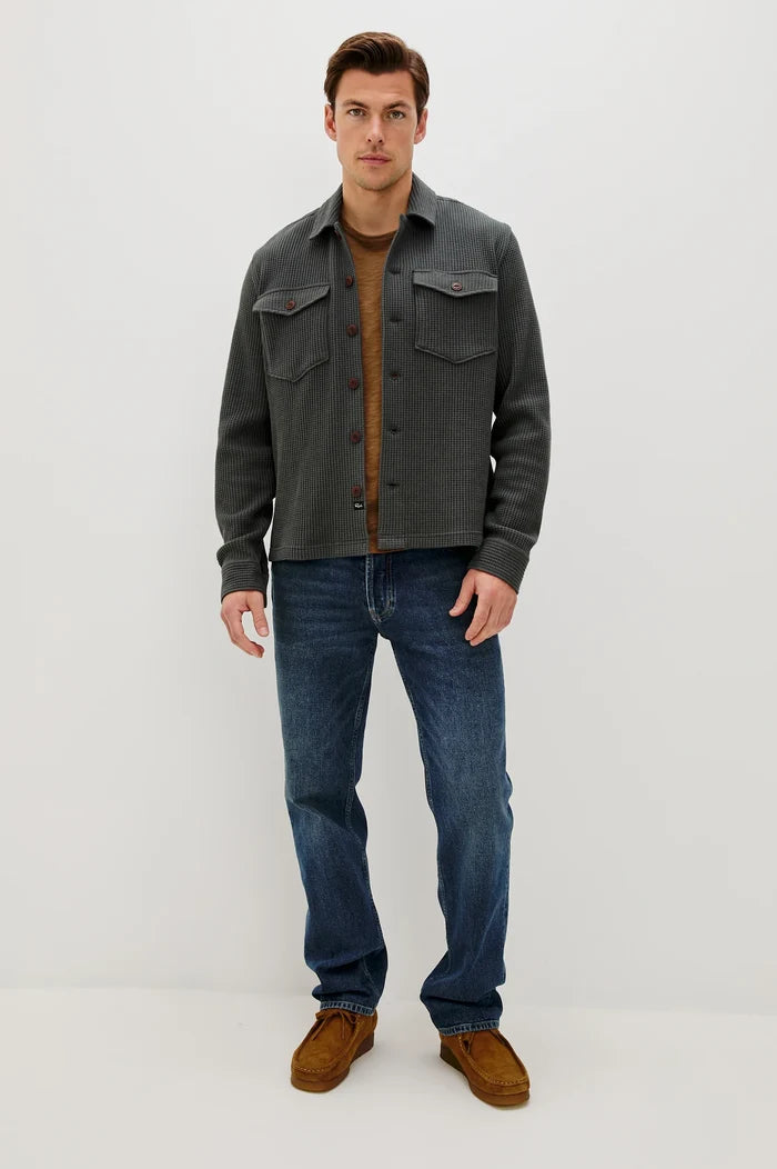 Wells Overshirt in Ink - Madison's Niche